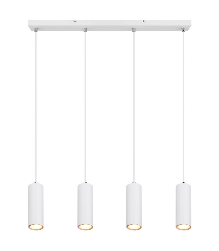 Robby Bar Pendant Ceiling Light White 4x GU10-3