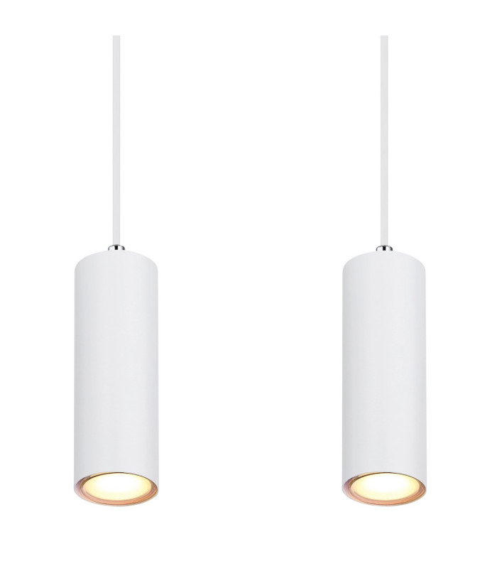 Robby Bar Pendant Ceiling Light White 4x GU10-4
