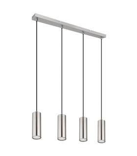 Robby Bar Pendant Ceiling Light Nickel Matt 4x GU10-2
