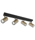 Robby Ceiling Spotlight Bar Matt Black Gold 4x GU10-2