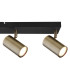 Robby Ceiling Spotlight Bar Matt Black Gold 4x GU10-5
