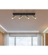 Robby Ceiling Spotlight Bar Matt Black Gold 4x GU10-6