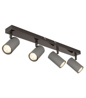 Robby Ceiling Spotlight Bar Gunmetal 4x GU10-1