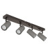 Robby Ceiling Spotlight Bar Gunmetal 4x GU10-2
