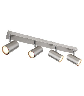 Robby Ceiling Spotlight Bar Nickel Matt 4x GU10-1