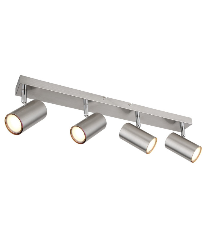 Robby Ceiling Spotlight Bar Nickel Matt 4x GU10-1