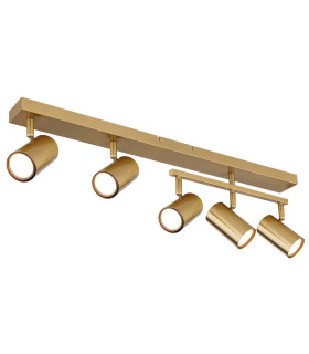 Robby Ceiling Spotlight Bar Gold Colours Brushed 5x GU10-1