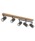 Robby Ceiling Spotlight Bar Wood Look 5x GU10-2