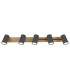 Robby Ceiling Spotlight Bar Wood Look 5x GU10-4