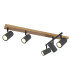 Robby Ceiling Spotlight Bar Wood Look 5x GU10-6