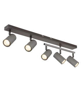 Robby Ceiling Spotlight Bar Gunmetal 5x GU10-1