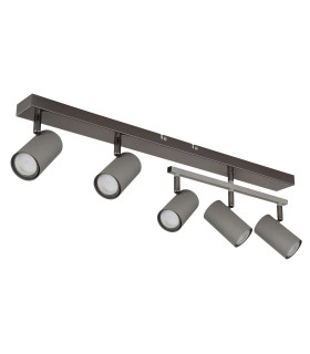 Robby Ceiling Spotlight Bar Gunmetal 5x GU10-2