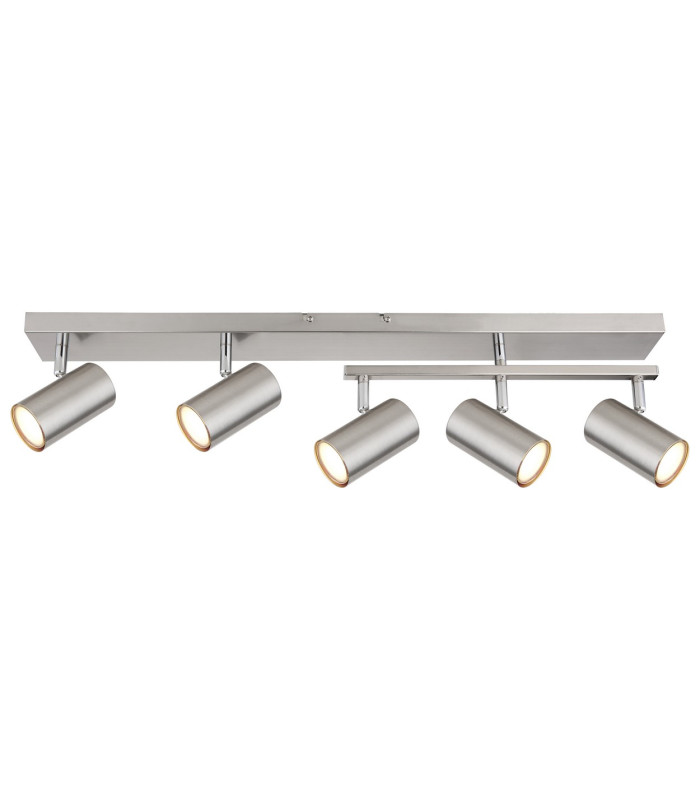 Robby Ceiling Spotlight Bar Nickel Matt 5x GU10-3