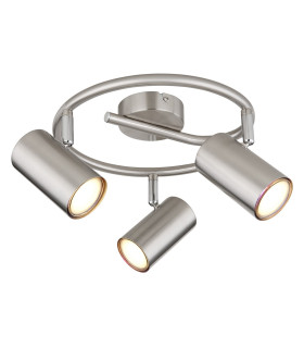 Allvi Ceiling Spotlight Clusters Nickel Matt 3x GU10-1