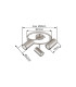 Allvi Ceiling Spotlight Clusters Nickel Matt 3x GU10-5