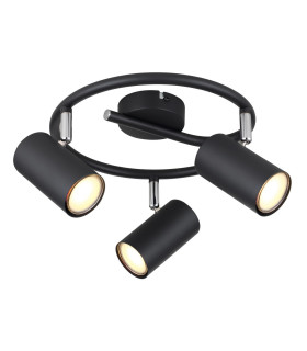 Allvi Ceiling Spotlight Clusters Matt Black 3x GU10-1