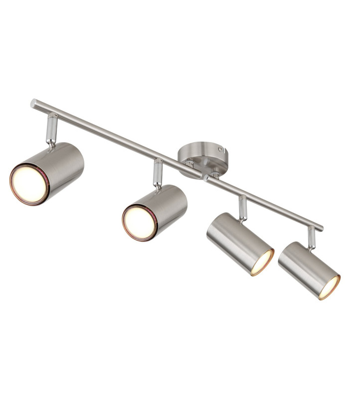 Allvi Ceiling Spotlight Bar Nickel Matt 4x GU10-1