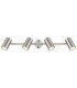 Allvi Ceiling Spotlight Bar Nickel Matt 4x GU10-4