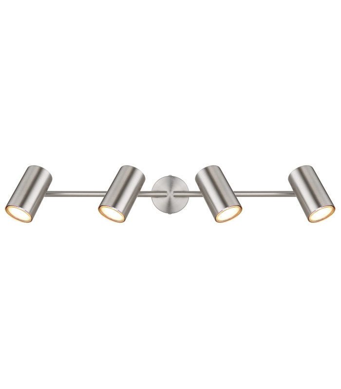 Allvi Ceiling Spotlight Bar Nickel Matt 4x GU10-4