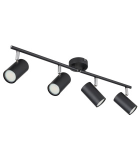 Allvi Ceiling Spotlight Bar Matt Black 4x GU10-2