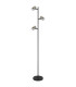 Trabby Multi Arm Floor Lamp Matt Black Smoke Glass Shade 3x GU10-2