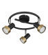 Mason Ceiling Spotlight Clusters Matt Black Gold 3x GU10-2