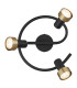 Mason Ceiling Spotlight Clusters Matt Black Gold 3x GU10-3