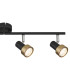 Mason Ceiling Spotlight Bar Matt Black Gold 4x GU10-5