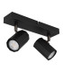 James Twin Ceiling Spotlight Matt Black 2x GU10-2