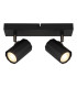 James Twin Ceiling Spotlight Matt Black 2x GU10-3