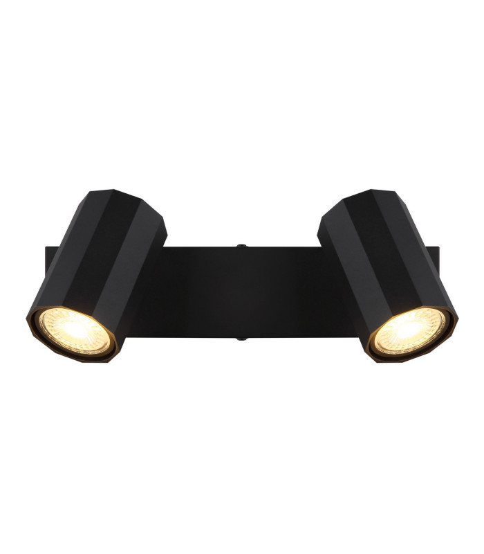 James Twin Ceiling Spotlight Matt Black 2x GU10-4