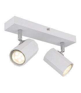 James Twin Ceiling Spotlight White Matt 2x GU10-1
