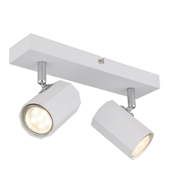 James Twin Ceiling Spotlight White Matt 2x GU10-1