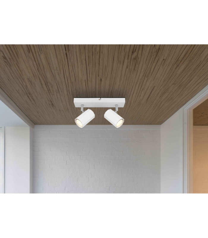 James Twin Ceiling Spotlight White Matt 2x GU10-8
