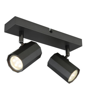 James Twin Ceiling Spotlight Grey Matt 2x GU10-1