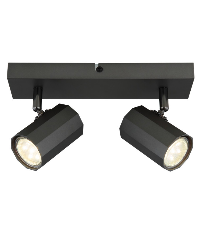 James Twin Ceiling Spotlight Grey Matt 2x GU10-3