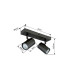 James Twin Ceiling Spotlight Grey Matt 2x GU10-9