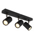 James Ceiling Spotlight Bar Matt Black 3x GU10-1