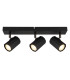 James Ceiling Spotlight Bar Matt Black 3x GU10-3