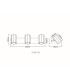 James Ceiling Spotlight Bar Matt Black 3x GU10-9
