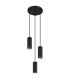 James Cluster Pendant Ceiling Light Matt Black 3x GU10-2