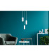 James Cluster Pendant Ceiling Light White Matt 3x GU10-7