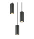 James Cluster Pendant Ceiling Light Grey Matt 3x GU10-3