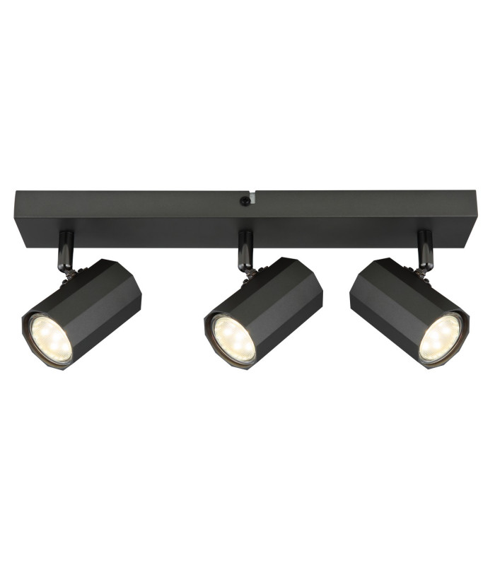 James Ceiling Spotlight Bar Grey Matt 3x GU10-3