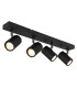 James Ceiling Spotlight Bar Matt Black 4x GU10-1