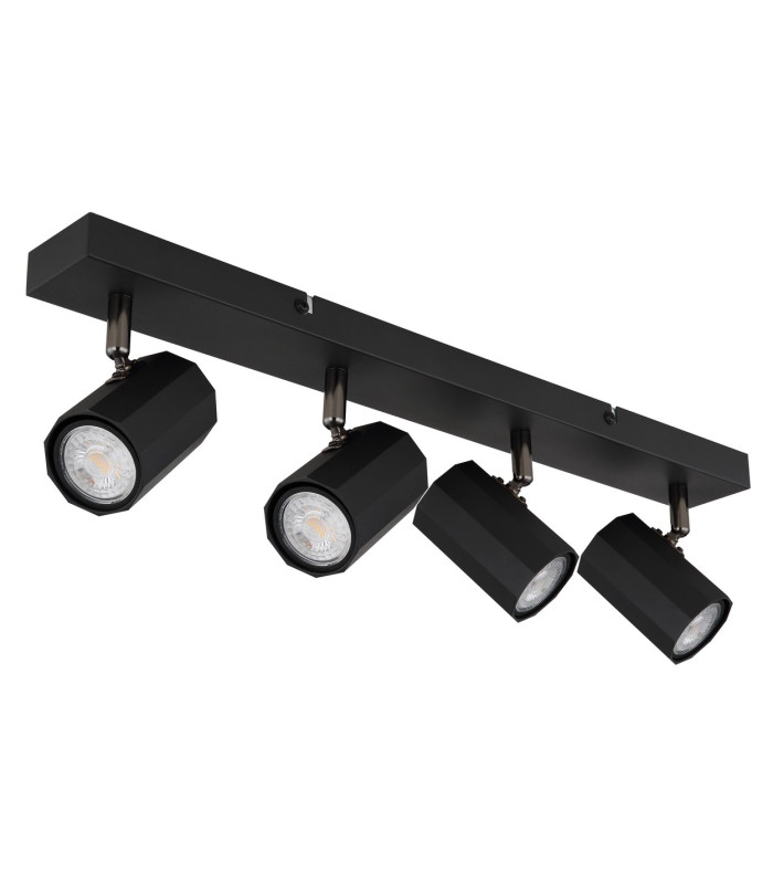 James Ceiling Spotlight Bar Matt Black 4x GU10-2