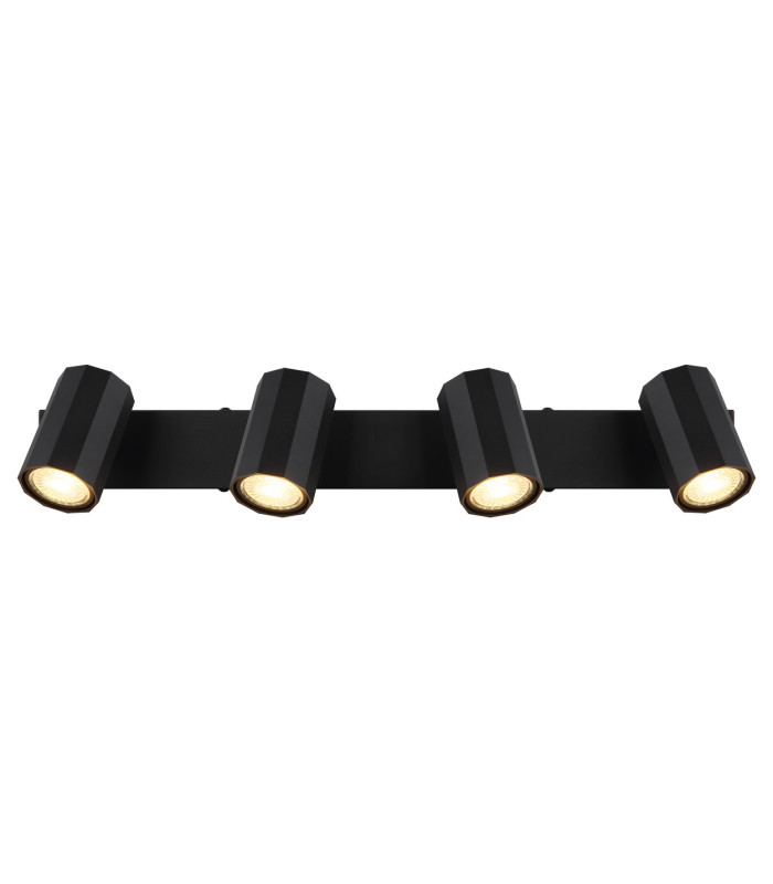 James Ceiling Spotlight Bar Matt Black 4x GU10-4