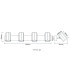 James Ceiling Spotlight Bar Matt Black 4x GU10-9