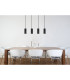 James Bar Pendant Ceiling Light Matt Black 4x GU10-7