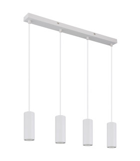 James Bar Pendant Ceiling Light White Matt 4x GU10-2